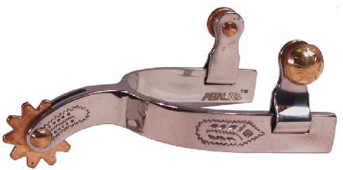 Espuela Para Joven SS Youth Engraved